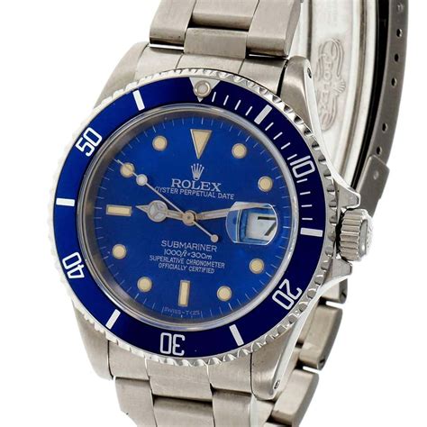 1992 rolex submariner price|Rolex 16610 blue bezel.